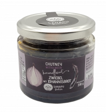 Chutney aus karamellisierten Zwiebeln und Johannisbrot von Sanapu Sicilia - 200g