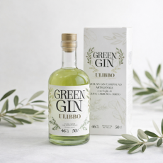 Ulibbo Green Gin – Sizilianischer Premium Gin mit Olivenbl�ttern 50cl